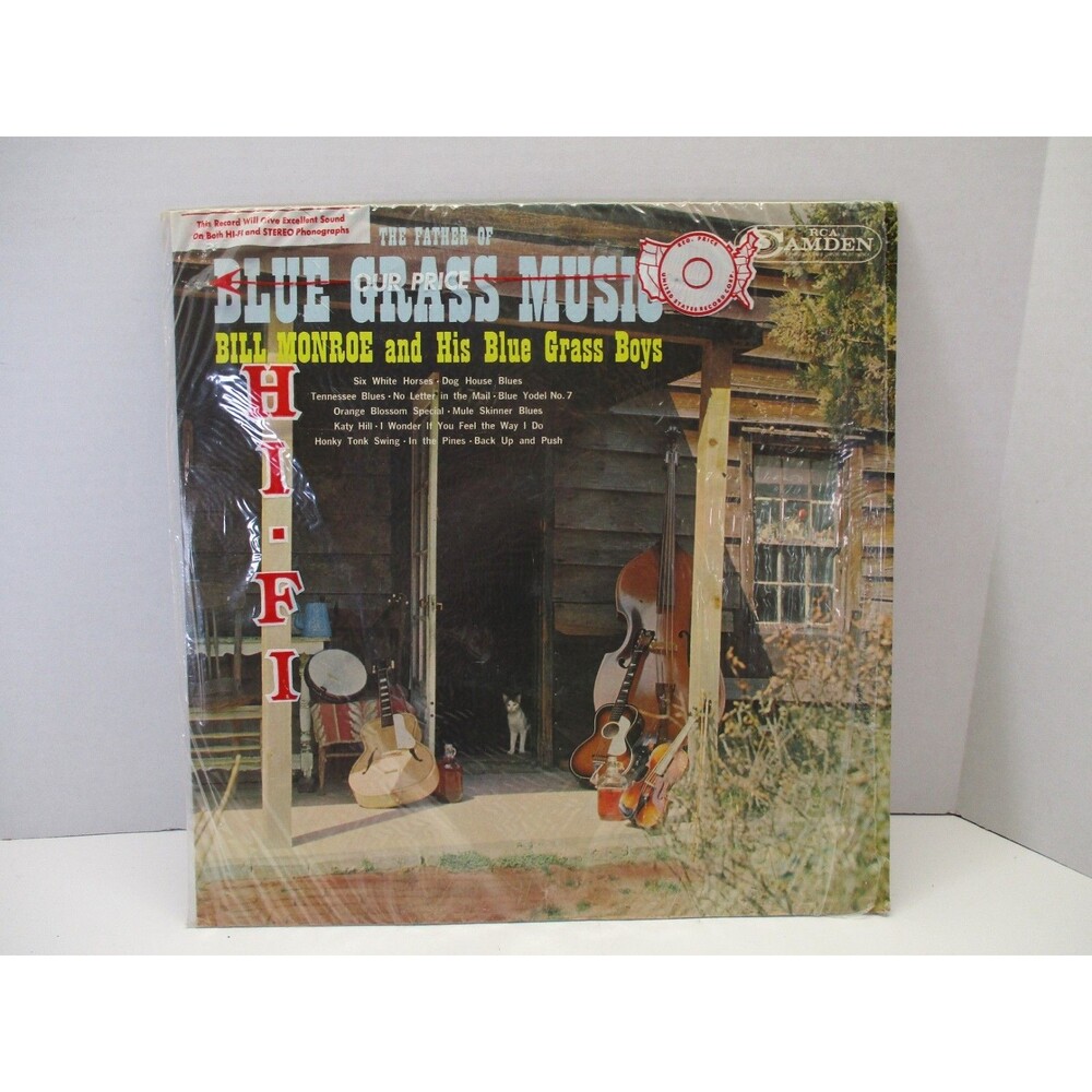 Bill Monroe And His Blue Grass Boys The Father Of Bluegrass Music Vinyl Record